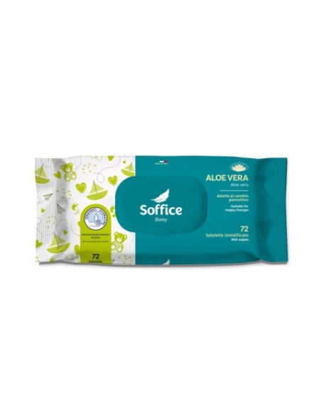 Salviette Soffice Baby Aloe confezione apri e chiudi - conf. 72 pz - 2537