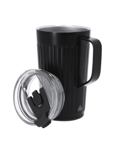 Tazza termica Korplax realizzata in acciaio inossidabile doppia parete 350 ml - 21342