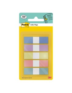 Segnapagina Post-it® Index Pastel Flags 12x43 mm - blu