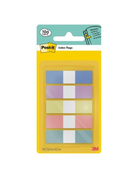 Segnapagina Post-it® Index Pastel Flags 12x43 mm - blu