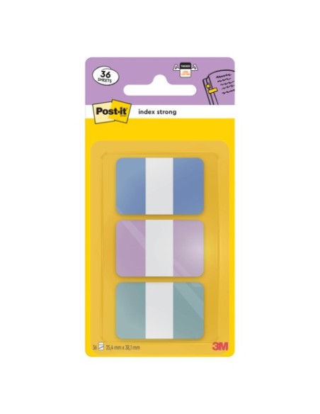 Segnapagina Post-it® Index Pastel Tabs 24x38 mm - blu