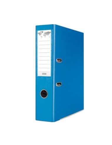 Registratore a leva senza custodia Binder BASIC-S in PP A4 - dorso 8 cm - blu - 21024221-01