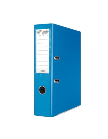 Registratore a leva senza custodia Binder BASIC-S in PP A4 - dorso 8 cm - blu - 21024221-01