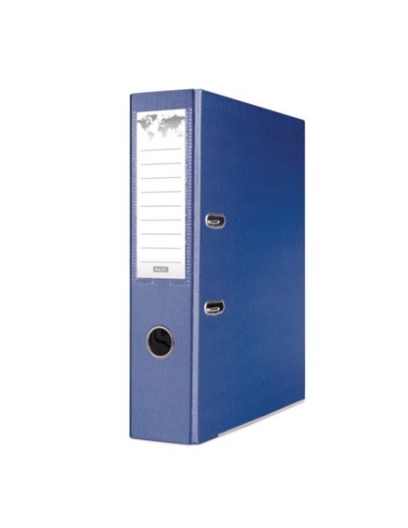 Registratore a leva senza custodia Binder BASIC-S in PP A4 - dorso 8 cm - blu navy - 21024221-03