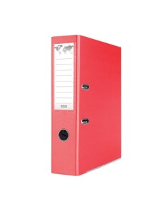 Registratore a leva senza custodia Binder BASIC-S in PP A4 - dorso 8 cm - rosso - 21024221-04