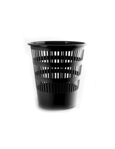 Cestino gettacarte Donau 12 L nero  D307-01