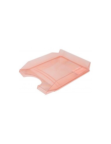 Vaschetta portacorrispondenza da scrivania Office Products in PP A4 - trasparente rosso - 18016011-04