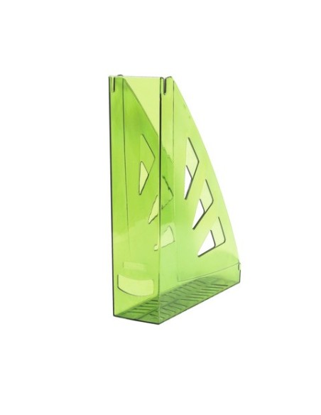 Portariviste in plastica rigida Office Products A4 - trasparente verde 21215511-02