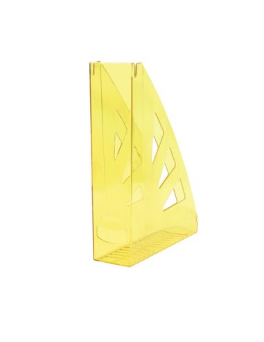 Portariviste in plastica rigida Office Products A4 - trasparente giallo 21215511-06