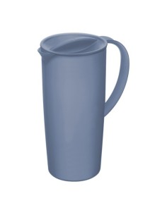 Caraffa Rotho Caruba in plastica PP blu con coperchio 1