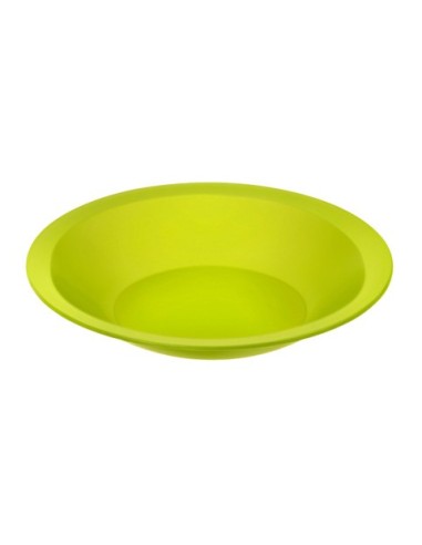 Piatti fondi Rotho Caruba lime in PP Ø 21 cm - conf. 10 pz - F717056