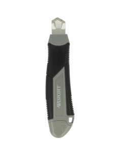 Cutter Westcott Professional larghezza lama 18 mm + 2 lame di ricambio (1+2) grigio - E-184005 00