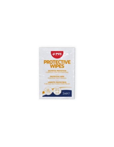 Salviettine protettive antizanzara PVS - conf. 10 pz - 3 ml TOW004