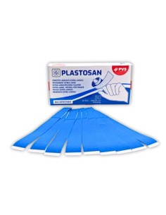 Cerotto adesivo extralungo PVS blu 18x2 cm - conf. 50 pz - CER143