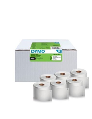 Rotoli 140 etichette permanenti DYMO® Label Writer per spedizione XL bianco 102 x 210 mm - VALUE PACK 6 rotoli