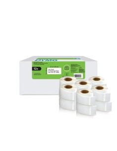Rotoli 500 etichette per Indirizzi DYMO® Label Writer 25x54 mm - bianco - VALUE PACK 12 rotoli - 2177563