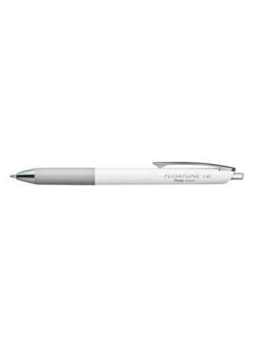 Penna roller a scatto Pentel Floatune punta media 1 mm nero - BY210-AX
