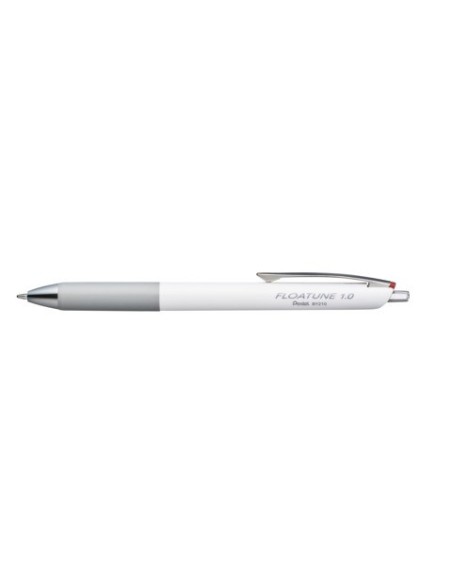 Penna roller a scatto Pentel Floatune punta media 1 mm rosso - BY210-BX