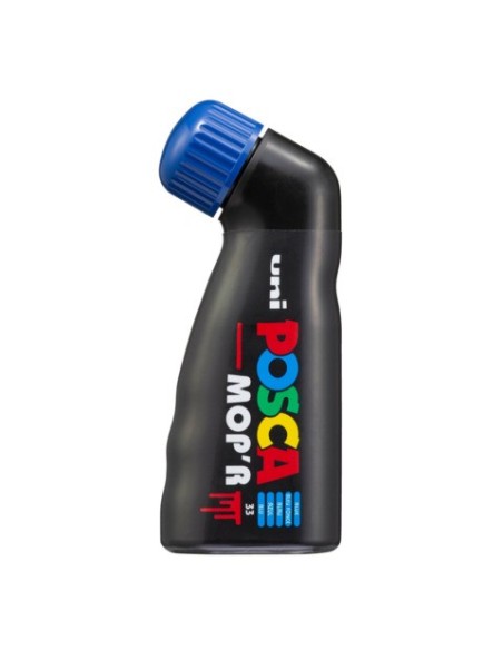Marcatore a tempera Uni Posca Mop'r punta 3-19 mm blu M PCM22 B