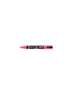 Marcatore a tempera Uni Posca con punta a pennello semi-flessibile 1-4 mm rosa M PC5BR RA