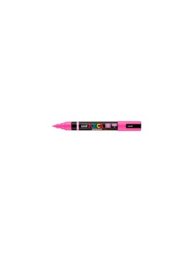 Marcatore a tempera Uni Posca con punta a pennello semi-flessibile 1-4 mm rosa M PC5BR RA
