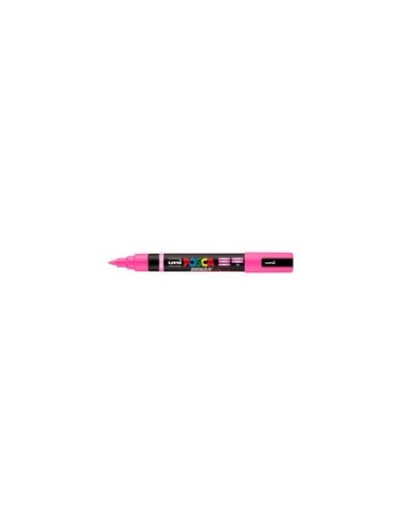Marcatore a tempera Uni Posca con punta a pennello semi-flessibile 1-4 mm rosa M PC5BR RA