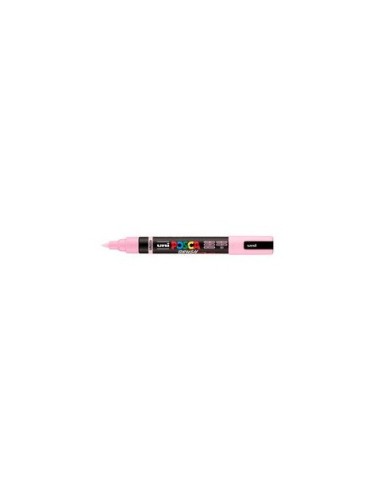 Marcatore a tempera Uni Posca con punta a pennello semi-flessibile 1-4 mm rosa chiaro - M PC5BR RAC