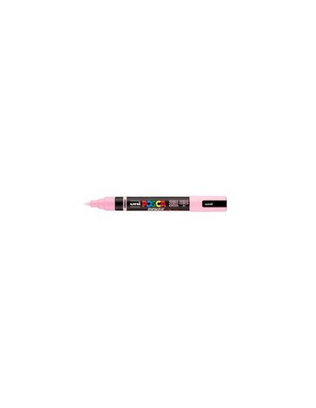 Marcatore a tempera Uni Posca con punta a pennello semi-flessibile 1-4 mm rosa chiaro - M PC5BR RAC