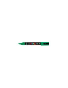 Marcatore a tempera Uni Posca con punta a pennello semi-flessibile 1-4 mm verde M PC5BR V