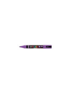 Marcatore a tempera Uni Posca con punta a pennello semi-flessibile 1-4 mm viola M PC5BR VI