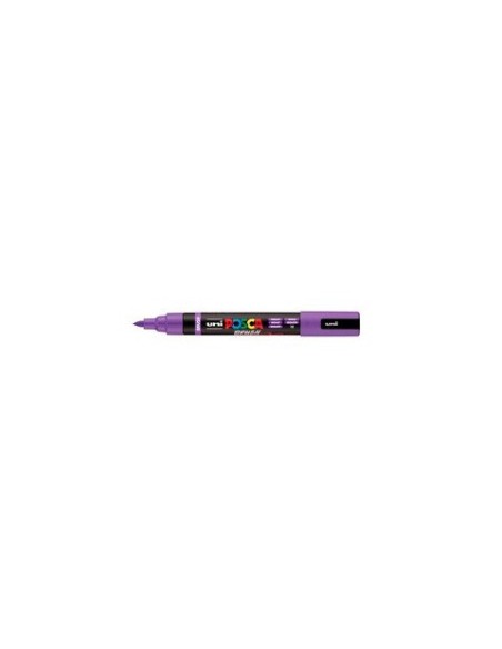 Marcatore a tempera Uni Posca con punta a pennello semi-flessibile 1-4 mm viola M PC5BR VI