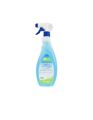 Multiuso per vetri e specchi di origine vegetale Ecochem Hibiscus Ecolabel 750 ml - EL06HIBM750B242