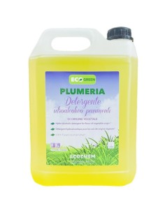 Detergente idroalcolico pavimenti di origine vegetale Ecochem Plumeria Ecolabel 5 L - EL01PLUL005B231