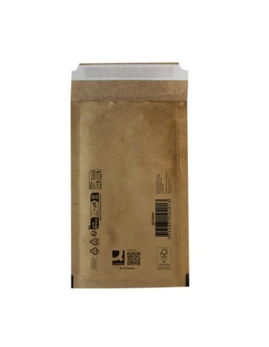 Buste imbottite per spedizioni Q-Connect avana 2/B - conf. 10 pz - 120x215 mm KF10421