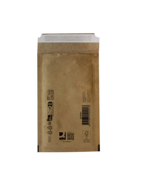 Buste imbottite per spedizioni Q-Connect avana 2/B - conf. 10 pz - 120x215 mm KF10421