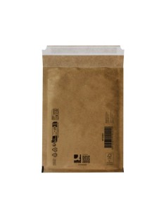 Buste imbottite per spedizioni Q-Connect avana 3/C - conf. 10 pz - 150x215 mm KF10422