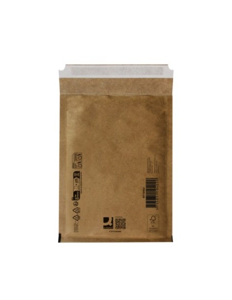Buste imbottite per spedizioni Q-Connect avana 3/C - conf. 10 pz - 150x215 mm KF10422
