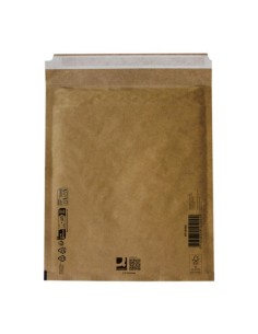 Buste imbottite per spedizioni Q-Connect avana 5/E - conf. 10 pz - 220x265 mm KF10424