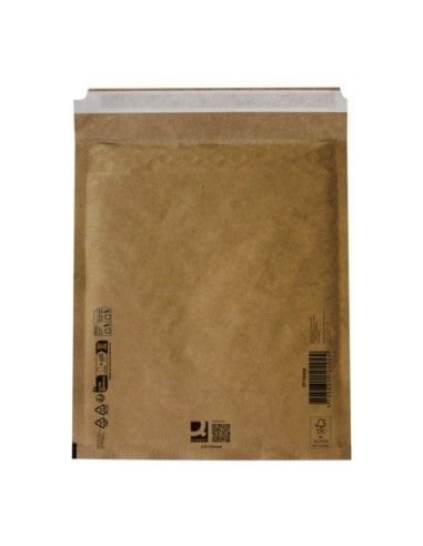 Buste imbottite per spedizioni Q-Connect avana 5/E - conf. 10 pz - 220x265 mm KF10424
