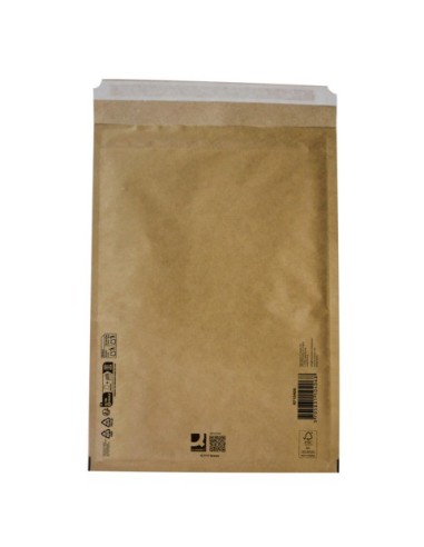 Buste imbottite per spedizioni Q-Connect avana 7/G - conf. 10 pz - 230x340 mm KF10426