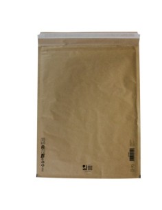 Buste imbottite per spedizioni Q-Connect avana 10/K - conf. 10 pz - 350x470 mm KF10429
