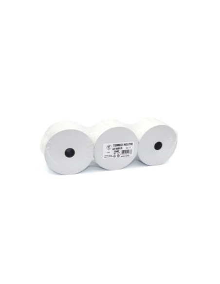 Rotol termici per aree di servizio Rotolificio Pugliese BPA FREE 60 mm Ø100 mm f. 18 mm 80 g/m² - conf. 3 pz