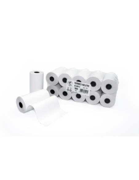 Rotoli termici per stampantine Rotolificio Pugliese BPA FREE 80 mm x 20 m f. 12 - 55 g/m² - conf. 10 pz - TER757