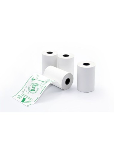 Rotoli termici registratore di cassa Rotolificio Pugliese BPA FREE 57 mm Ø38 mm 55 g/m² f. 12 mm conf. 10 pz