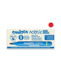 Marcatore acrilico Carioca punta Maxi rosso 45296/03