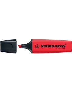 Evidenziatore Stabilo Boss Original 2-5 mm rosso rosso - 70/48