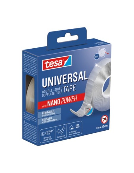 Nastro biadesivo universale con Nano Power Tesa 3 m x 30 mm 55810-00002-00