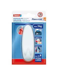 Ganci autoadesivi XL Tesa Powerstrips bianco - 3