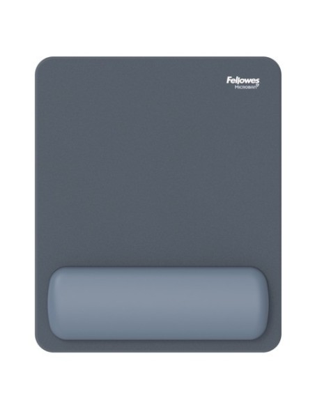 Tappetino mouse con poggiapolso Fellowes Breyta - antibatterico Microban 24×20 cm - blu marino - 100142557