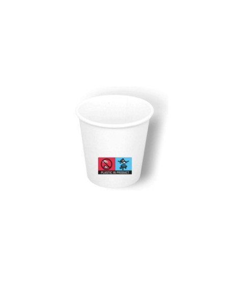 Bicchierino da caffè in cartoncino + PE Oasis Green conf. 50 pz 90 ml OAS-CUP90